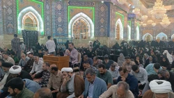 برگزاری مراسم پرشور دعای کمیل در خیمه گاه حسینی 7