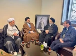 لقاء ممثل الولي الفقية في شؤون الحج و الزيارة مع مدير مؤسسة الشهيد محراب