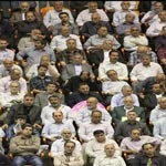 اجتماع بزرگ زائران تهراني با حضور رييس جمهور/عكس