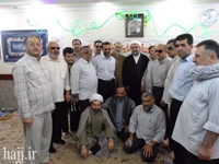 حضور جانبازان در بعثه مقام معظم رهبری