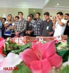 گروه جدید دانشجویان عمره گزار وارد مدینه منوره شدند عکس