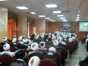 گزارش تصویری:نشست روحانی کاروان ها در بعثه مقام معظم رهبری در مدینه منوره
