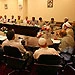 آیت الله ری شهری از ستاد سازمان حج و زیارت در مدینه منوره بازدید کرد