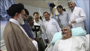 عیادت سرپرست حجاج از زائران بیمار