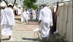شهیدان زنده با لباس سپید در عرفات
