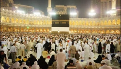 شب گذشته مسجدالحرام