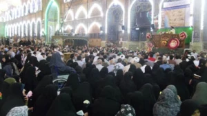 عکس جشن عید غدیر در حرم سیداشهدا