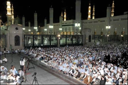 آخرين وداع زائران ايراني در بين الحرمين مدينه