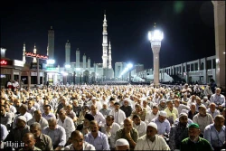 آخرين وداع زائران ايراني در بين الحرمين مدينه