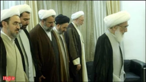 نماز جماعت آیت الله نوری در نجف