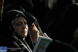 تصاوير : زيارت عاشورا در آسمان تهران