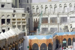 گزارش خبري تصويري از روند توسعه مسجدالحرام
