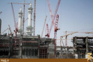 قسمت توسعه يافته انتهاي مروه كه اخيرا مابقي كوه مروه صخره‌برداري شده است