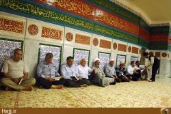 مراسم ترحيم حاج غلامحسين رضايي برگزار شد