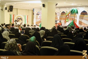 استقبال پرشور زائران بيت‌الله الحرام از مراسم پرفيض دعاي كميل و ندبه 