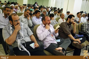 استقبال پرشور زائران بيت‌الله الحرام از مراسم پرفيض دعاي كميل و ندبه 