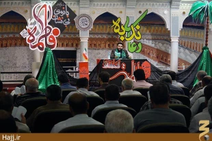 استقبال پرشور زائران بيت‌الله الحرام از مراسم پرفيض دعاي كميل و ندبه 