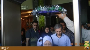 لحظه‌اي كه براي زائران سخت است/ عكس