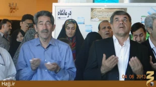 لحظه‌اي كه براي زائران سخت است/ عكس