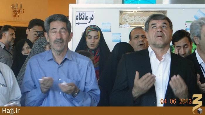 لحظه‌اي كه براي زائران سخت است/ عكس