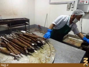 بازديد مسوول بعثه مدينه از آشپزخانه الدخيل