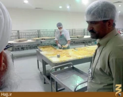 بازديد مسوول بعثه مدينه از آشپزخانه الدخيل