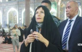 سفير استراليا به زيارت حرم حضرت علي (ع) رفت