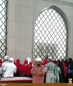 حضور زائران خارجي در حريم نبوي