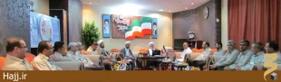 ديدار خادمان ضيوف الرحمان با مسئول بعثه مقام معظم رهبري در مدينه منوره