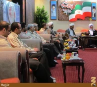 ديدار خادمان ضيوف الرحمان با مسئول بعثه مقام معظم رهبري در مدينه منوره