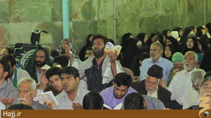 گزارش تصويري برگزاري دعاي كميل در خميه گاه- كربلا