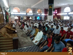 روز جمعه در حسينيه شيعيان مدينه