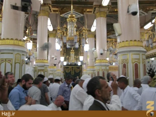 روضه شريف در مسجد النبي
