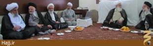ديدار مسئول دفتر بعثه مقام معظم رهبري با اعضاي بعثه آيت الله سيستاني