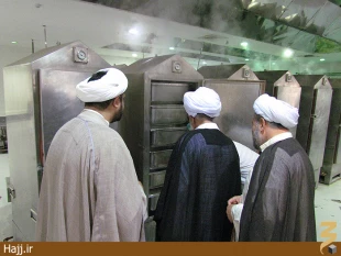 بازديد نماينده بعثه مقام معظم رهبري از آشپزخانه مركزي الدخيل