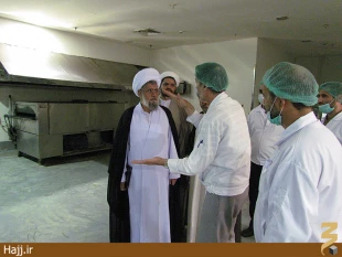 بازديد نماينده بعثه مقام معظم رهبري از آشپزخانه مركزي الدخيل