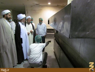 بازديد نماينده بعثه مقام معظم رهبري از آشپزخانه مركزي الدخيل