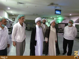 بازديد نماينده بعثه مقام معظم رهبري از آشپزخانه مركزي الدخيل
