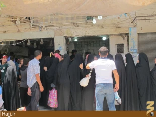 تصاوير توزيع گسترده نذري در كربلا به مناسبت نيمه شعبان