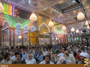 مراسم جشن نيمه شعبان در حرم اباعبدالله + عكس