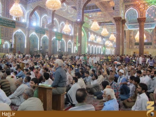مراسم جشن نيمه شعبان در حرم اباعبدالله + عكس