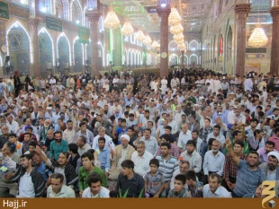 مراسم جشن نيمه شعبان در حرم اباعبدالله + عكس
