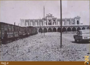 تصويري كهن از ايستگاه راه آهن مدينه