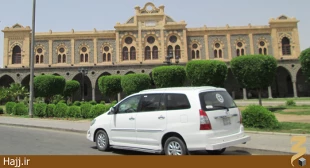 تصويري از نماي فعلي ايستگاه راه آهن مدينه