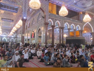 مراسم عيد مبعث در حرم اباعبدالله/ عكس