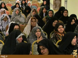 مراسم جشن ميلاد امام حسين عليه‌السلام در مدينه - سالن جانبي محل برگزاري مراسم