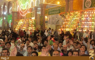 مراسم جشن سوم شعبان در حرم اباعبدالله / عكس