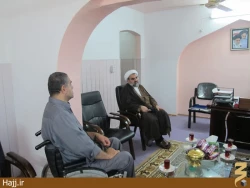 ديدار شماري از جانبازان با نمانيده بعثه در عراق+ عكس