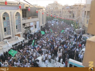 تصاويري از كاروان شادي در كربلا به مناسبت نيمه شعبان
