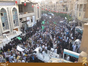 تصاويري از كاروان شادي در كربلا به مناسبت نيمه شعبان